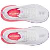 SAUCONY WOMENS POWER RUN LACE TRAINER - WHITE CROCUS